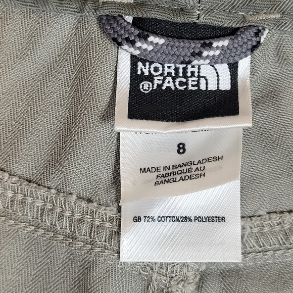 North Face Pants Wms 8 (31x31) Straight Leg Stretch Lightweight Cargo Hiking - Picture 5 of 14